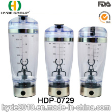 Botella popular de la coctelera de Vortex de la carga del USB 600ml, botella eléctrica plástica libre de la coctelera de la proteína de BPA (HDP-0729)